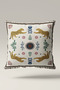Ahenk Ethnic Leopard Patterned Double-Sided 4-Piece Combination Decorative Throw Pillow Cover Set - 5