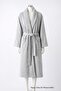Şalyaka Cotton Unisex Bathrobe Gray - 3