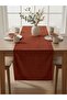 Velvet Textured 40X140 Premium Tile Plain Polyester Table Runner - 3