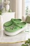 Closed Front High Platform Sole Kross Slippers Garden Pool Beach Cook Doctor Nurse Daily Slippers