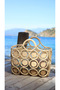 Handmade Natural Raffia Hand-Knitted Straw Bag 38X28X22Cm) Large Size - 9