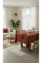 Velvet Textured Premium Plain Tile Color Polyester Seamless Tablecloth - 2