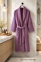 Şalyaka Cotton Unisex Bathrobe Plum