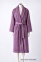 Şalyaka Cotton Unisex Bathrobe Plum - 3