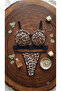 Supported Padded Leopard Pattern Oyster Set - 4