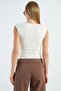 Slim Fit Blouse with Draped Sides - 6