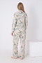 Women's 100% Cotton Buttoned Pajama Set 19116 - 6
