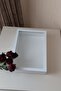 25x35 Cm White Deep Rose Design Frame!Rose Box!Name And Date Gift!Plastic Frame - 4