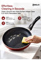 AFP 24ME 24cm Granite Nonstick Frypan, PFOA-Free, Bakelite Handle, Maroon Dishwasher Safe - 6
