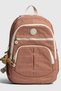 8667 Klinkır School Bag Backpack Daily Trip Sports Travel Vacation Brown - 3