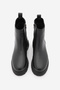 Women's Zippered Thick Sole Daily Boots Terase Black - 6