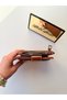 Women's Tan Brown Leather Luxury Design Mini Wallet and Card Holder with Snap Pocket Detail - 7