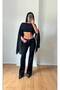 Low Waist School-Friendly Women's Flare Jeans Spanish Flare Bootcut Low Waist Jeans Denim - 2
