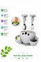 Gray Koala Premium Children's Vacuum Silicone Feeding Bowl, Stainless Steel Fork and Spoon 9+ Months
