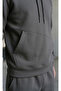 Men's 3 Thread Count Hooded Tracksuit Set with Side Pockets (Soft Wool-Blend Fabric) - 5