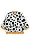 Leopard Print Printed 6-18 Month Sweatshirt - Mustard - 2