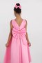 Girl's Asymmetrical Pink Wrap Dress Birthday Party Graduation Dress - 3