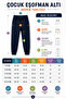 Boy's Cotton Striped Detailed Sweatpants Black-26122 - 6