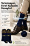 Original Men's 2 Pairs Bamboo Breathable & Non-Squeezing Ultra Flexible Elastic Comfort Model Soft Textured Anti-Sweat Seamless Toe Premium 4 Season Daily Long Socks |   Navy Blue - 6