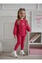 My Little One's Cicileri Uncrn Fisto Detailed Girls' 2-Piece Set - Burgundy