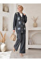 FLOWERED KNIT SET(ANTHRACITE) - 2