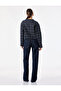 Crew Neck Long Sleeve Cropped Tweed Jacket with Metal Button Accessories - 4