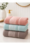 3-Piece Bath Towel Set 70×140 cm Soft & Absorbent & Suitable for Everyday Use - 2