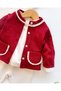 Knitwear Knitted Cardigan with Leg Detailing, Seasonal 3-Piece Premium Baby Girl Set - 2