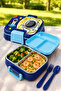 Happi Nutrition Container 1 Liter Stainless Steel 2 Compartment Leakproof Food Storage Container - 5