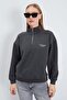 3 Thread London Printed Half Zipper Sweatshirt - 4