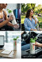 Water Bottle 750 ml 304 Stainless Steel with Leak-Proof Lid and Straw Bpa Free Durable Water Bottle - 8