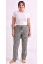 3 Pack Plus Size Cotton Breathable Leopard & Floral Print Women's Pajama Bottoms Nd87 - 2