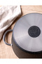 Noir Titanium Deep Pot - Black - 24 cm - 6