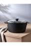 Noir Titanium Deep Pot - Black - 24 cm