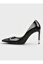Women's summer 11cm closed heel shoe - 574 90105 - black patent leather - 3