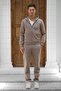 Mink Men's Winter Tracksuit Set Thermosoft Technology Lamb-Look Inside Regular Fit Minimal Logo Hooded - 5