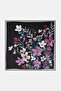 Watercolor Effect Scarf Black