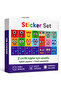 Mathematics Educational Unit Cube Mini Sticker Set 126 Pieces – Number and Digit Labels - 3