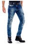 Cd478 Biker Style Slim Fit Men's Jeans