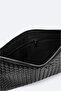 Men's Black Double Zipper Handbag A52Y9107 - 6