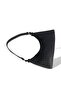 Patterned Anthracite Shoulder Bag - 3