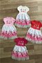 Ballerina pattern Skirt-tip Tulle Short Sleeve Dress Girl Special occasion - 5