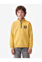 Cotton Three-Thread Ribbed Zipper Detailed Stand-Up Collar Printed Sweatshirt - 2