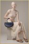 Aura Metal Detailed Hand and Shoulder Bag - Navy Blue - 3