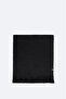 Men's Black Basic Tassel Shawl A52Y9401 - 2