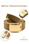 Yellow Metal Buckle Belt Military Tactical Palaska