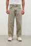 Men's Skater Fit Jean Trousers Brown - 4