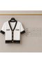 Women's V-Neck Padded Knitwear Jacket Mta021 - 4
