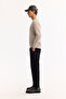 Men's Stone Crew Neck 3 Thread Raised Sweatshirt B 001033 - 3