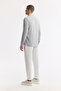 Men's Gray Buttoned Collar Viscose Blended Easy-Iron Regular Fit Shirt A51Y2043 - 4